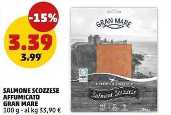 PENNY Salmone scozzese affumicato GRAN MARE offerta