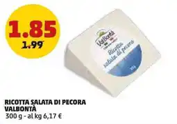 PENNY Ricotta salata di pecora VALBONTÀ offerta