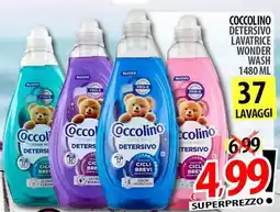 Il Genio Supermercato Coccolino detersivo lavatrice wonder wash offerta