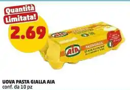 PENNY Uova pasta gialla AIA offerta