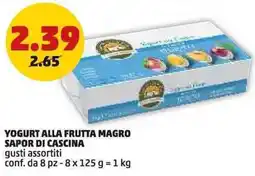 PENNY Yogurt alla frutta magro SAPOR DI CASCINA offerta
