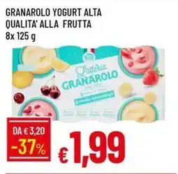 Galassia Granarolo yogurt alta qualita' alla frutta offerta