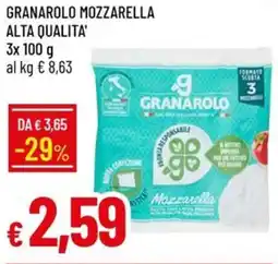 Galassia Granarolo mozzarella alta qualita offerta