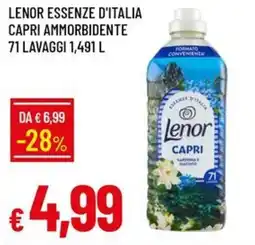 Galassia Lenor essenze d'italia capri ammorbidente offerta