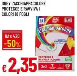 Galassia Grey l'acchiappacolore protegge e ravviva i colori 18 fogli offerta
