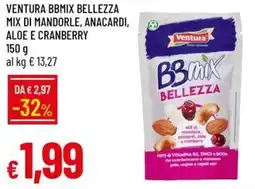 Galassia Ventura bbmix bellezza mix di mandorle, anacardi, aloe e cranberry offerta