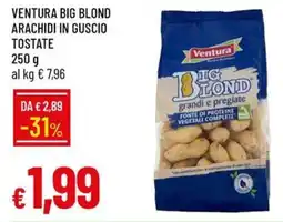 Galassia Ventura big blond arachidi in guscio tostate offerta