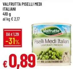 Galassia Valfrutta piselli medi italiani offerta