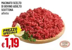 Galassia Macinato scelto di bovino adulto scottona offerta