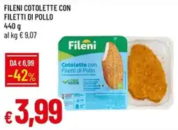 Galassia Fileni cotolette con filetti di pollo offerta
