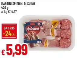 Galassia Martini spiedini di suino offerta