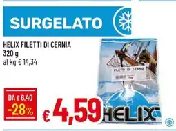 Galassia Helix filetti di cernia offerta
