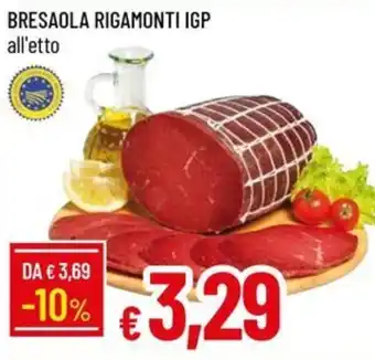Galassia Bresaola rigamonti IGP offerta