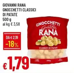 Galassia Giovanni rana gnocchetti classici di patate offerta