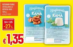 Galassia Giovanni rana sfogliavelo ripieni vari offerta