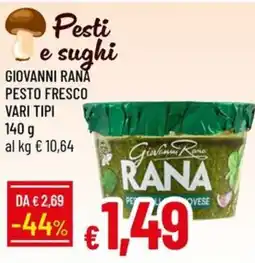 Galassia Giovanni rana pesto fresco vari tipi offerta
