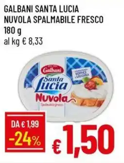 Galassia Galbani santa lucia nuvola spalmabile fresco offerta
