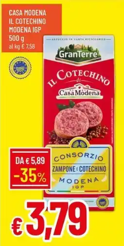 Galassia Casa modena il cotechino modena IGP offerta