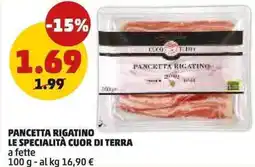 PENNY Pancetta rigatino LE SPECIALITÀ CUOR DI TERRA offerta