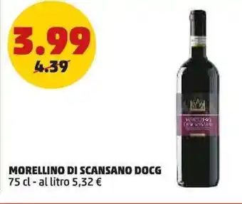 PENNY Morellino di scansano DOCG offerta
