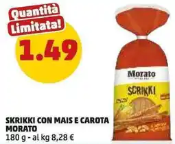 PENNY Skrikki con mais e carota MORATO offerta