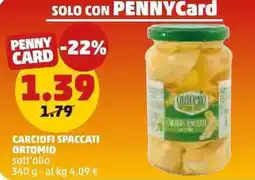 PENNY Carciofi spaccati ORTOMIO offerta