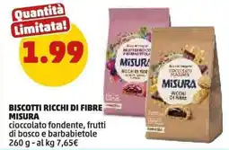 PENNY Biscotti ricchi di fibre MISURA offerta
