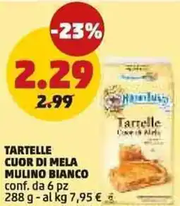 PENNY Tartelle cuor di mela MULINO BIANCO offerta