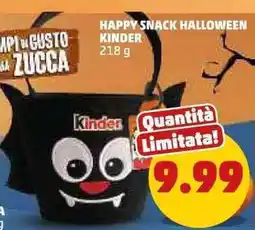 PENNY Happy snack halloween KINDER offerta
