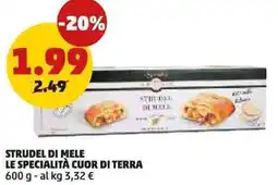 PENNY Strudel di mele LE SPECIALITÀ CUOR DI TERRA offerta