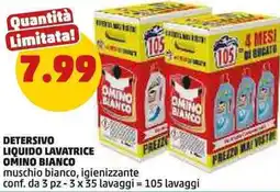 PENNY Detersivo liquido lavatrice OMINO BIANCO offerta