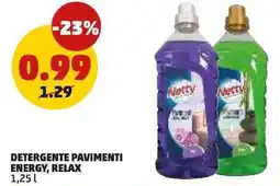 PENNY Detergente pavimenti energy, relax NETTY offerta
