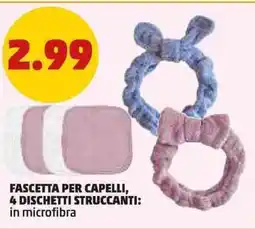 PENNY Fascetta per capelli, 4 dischetti struccanti offerta