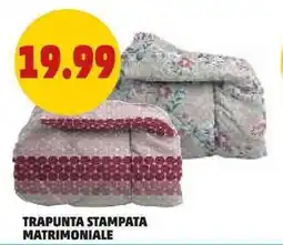 PENNY Trapunta stampata matrimoniale offerta