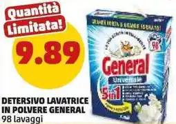 PENNY Detersivo lavatrice in polvere GENERAL offerta