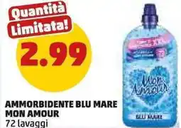 PENNY Ammorbidente blu mare MON AMOUR offerta