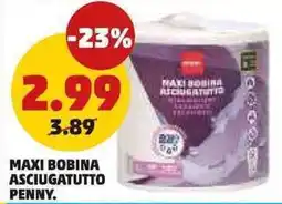 PENNY Maxi bobina asciugatutto PENNY offerta
