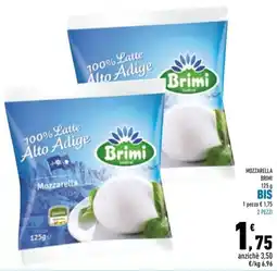 Conad Superstore Mozzarella BRIMI offerta
