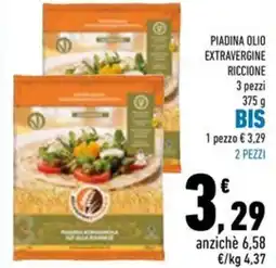 Conad Superstore Piadina olio extravergine RICCIONE 3 pezzi offerta