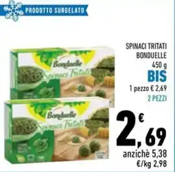 Conad Superstore Spinaci tritati BONDUELLE offerta
