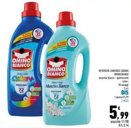Conad Superstore Detersivo lavatrice liquido OMINO BIANCO offerta