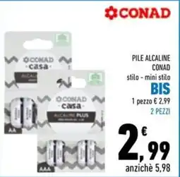 Conad Superstore Pile alcaline CONAD offerta
