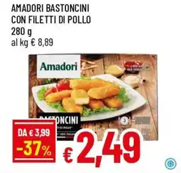IperFamila Amadori bastoncini con filetti di pollo offerta