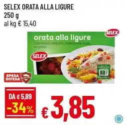 IperFamila Selex orata alla ligure offerta