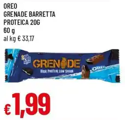 IperFamila Oreo grenade barretta proteica 20g offerta
