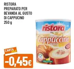 IperFamila Ristora preparato per bevanda al gusto di cappucino offerta