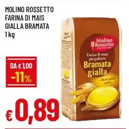 IperFamila Molino rossetto farina di mais gialla bramata offerta