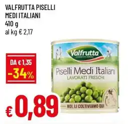 IperFamila Valfrutta piselli medi italiani offerta