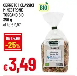 IperFamila Cerreto i classici minestrone toscano bio offerta