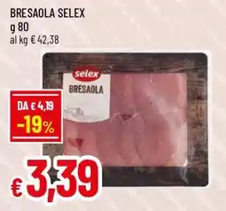 IperFamila Bresaola SELEX offerta
